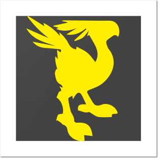 Minimalist Chocobo, Final Fantasy 7 Posters and Art